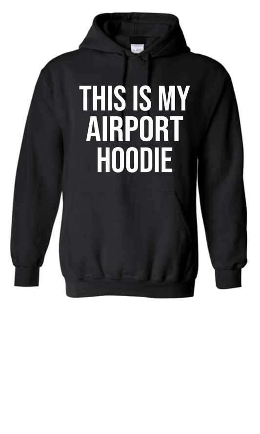 Airport Hoodie BLACK / White