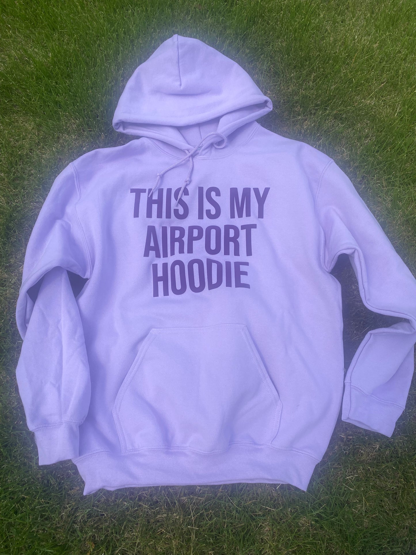 AIRPORT HOODIE PURPLE/PURPLE