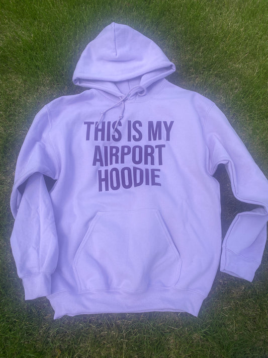 AIRPORT HOODIE PURPLE/PURPLE