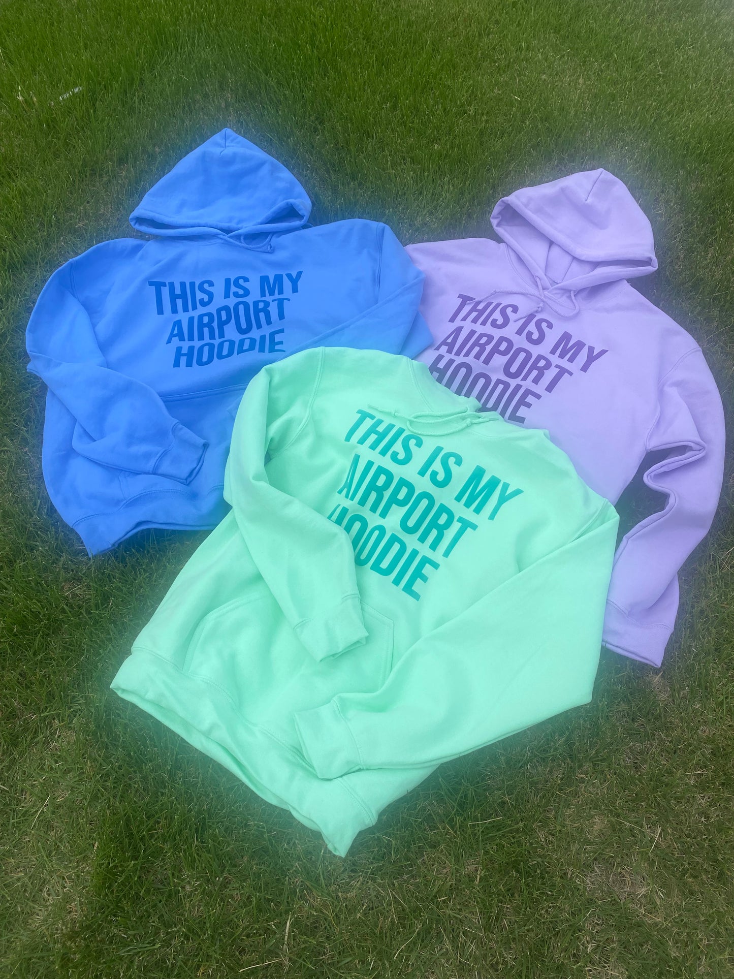 AIRPORT HOODIE PURPLE/PURPLE