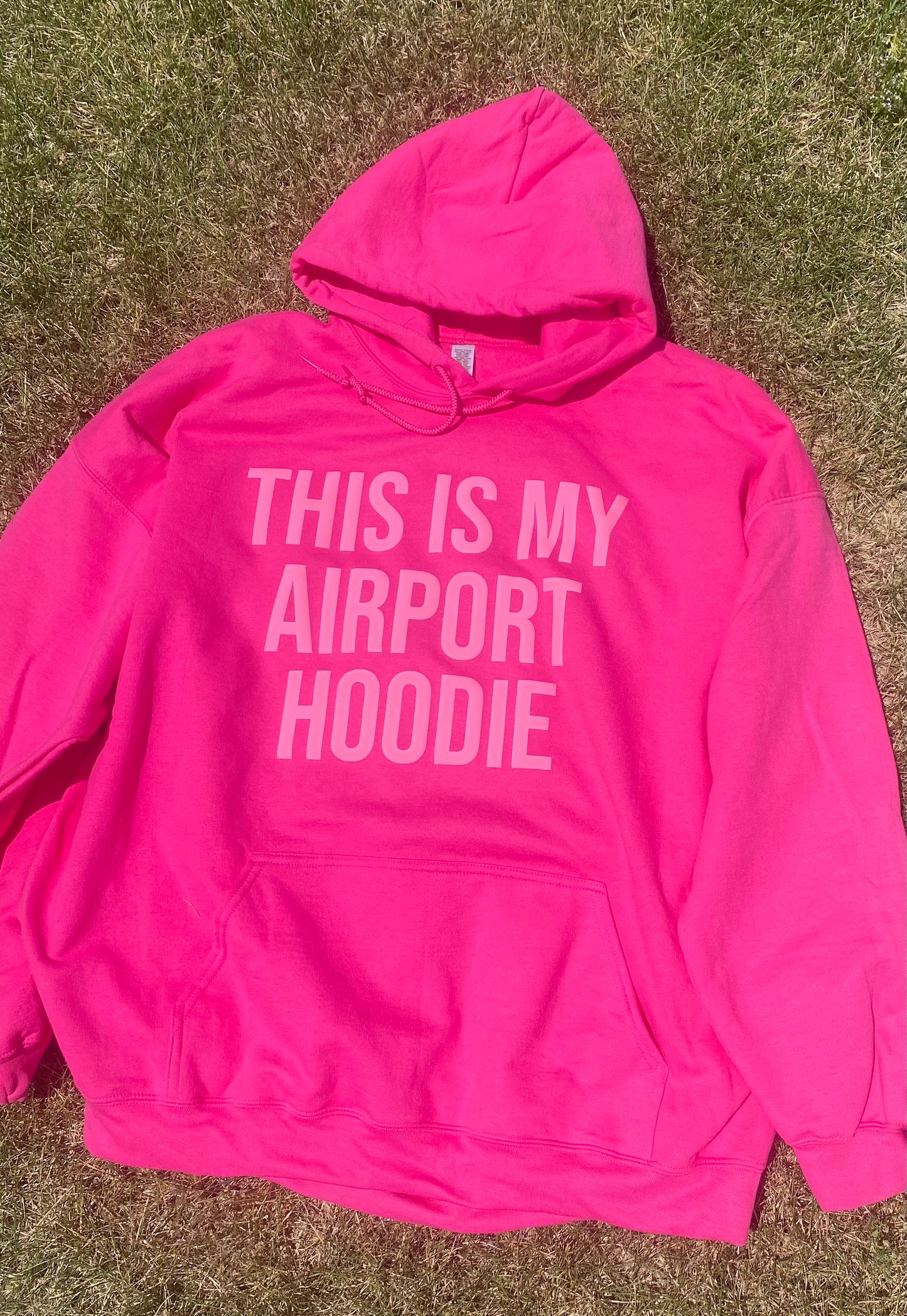 AIRPORT HOODIE PINK/PINK