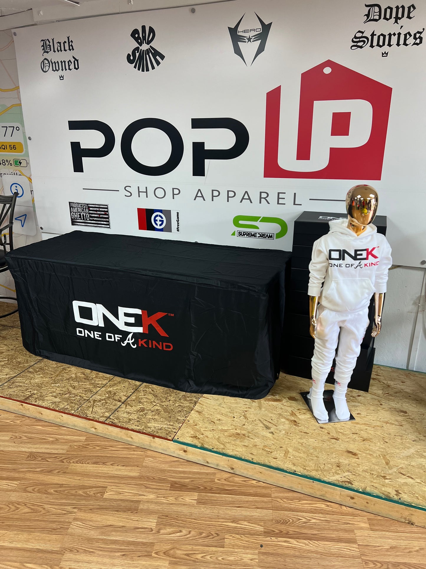 6ft Custom Logo Table Cloth