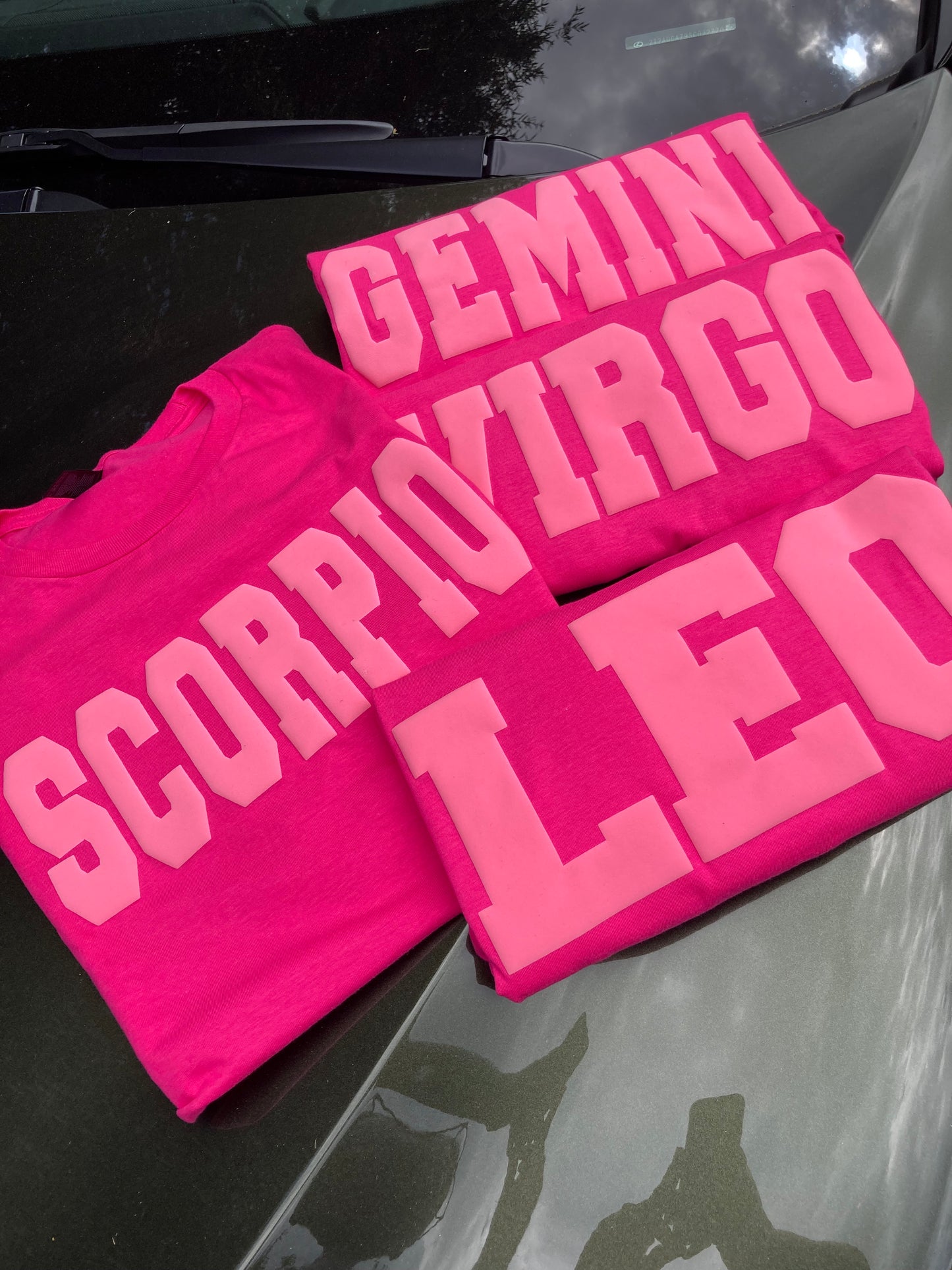 ZODIAC TSHIRTS PINK/PINK