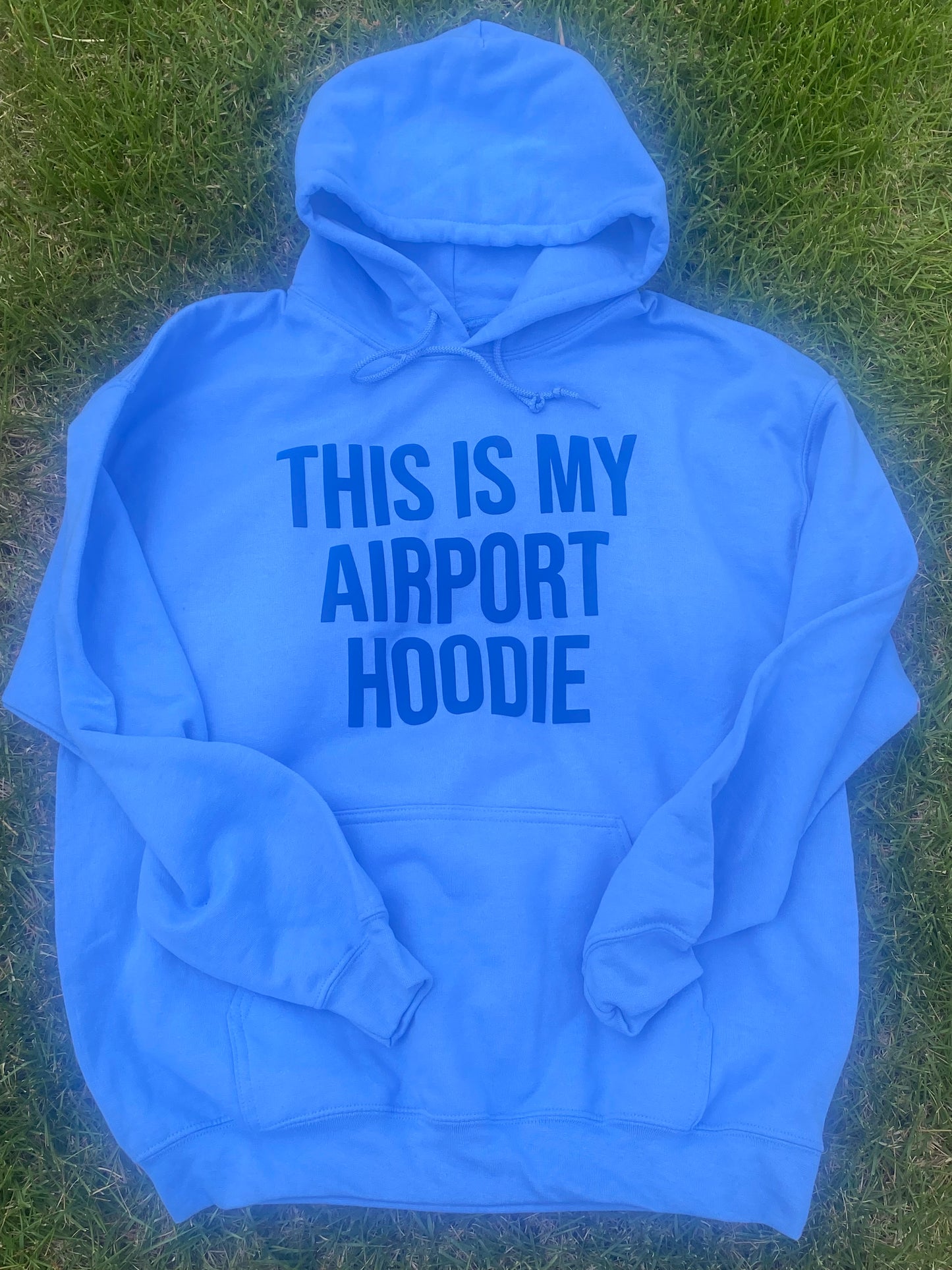 AIRPORT HOODIE BLUE/ BLUE