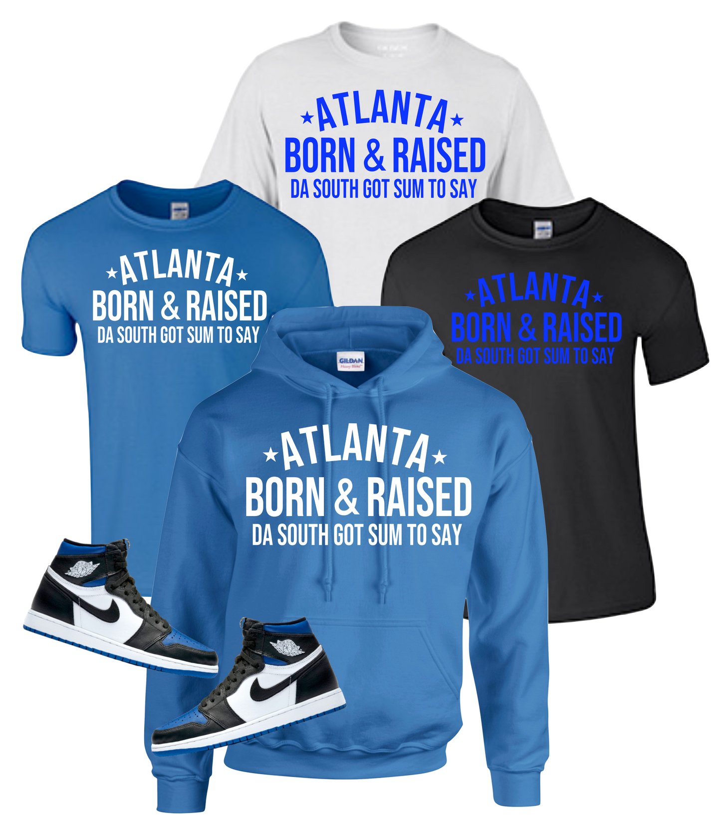 Unisex T Shirt and Hoodie Set | Front Printed Set | Jazzy Blingin Teez